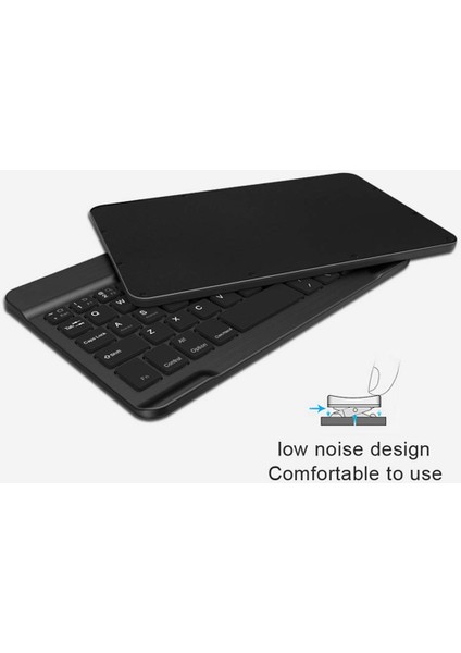 Evrensel Ultra Ince Taşınabilir Bluetooth Siyah Klavye, Cep Telefonu Düz Paneline Uygun (Yurt Dışından) fiyatları