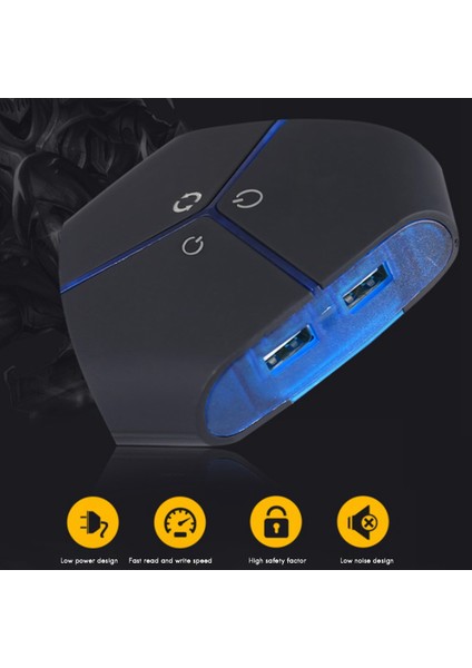 Pc Kasası Güç Kaynağı 2 USB Bağlantı Noktası + 2 Güç Düğmesi + Yeniden Başlatma Düğmesi Su Geçirmez Bilgisayar Anahtarı Düğmesi (Gümüş Gri) (Yurt Dışından) indirimleri