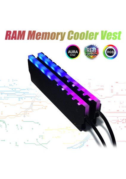 Ram Bellek Soğutucu Yelek 5 V 3pin Argb Masaüstü Bilgisayar Ram Soğutma Isı Emici Radyatör Bilgisayar Anakart Bellek Için (Yurt Dışından) fiyatları