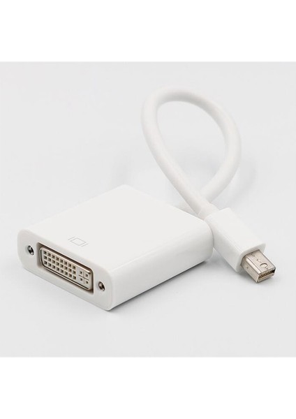 Mini Dp - DVI Adaptör Kablosu, Minidp Erkek - Hd 1080P Dönüşüm Kablosu Için DVI Dişi (Beyaz) (Yurt Dışından)
