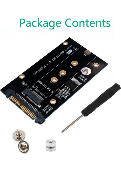 Ek Kartlar M.2 Ssd'den U2 Adaptörüne Nvme M2 SSD U2 Adaptör Kartı Anahtarı M Genişletme Kartı (Yurt Dışından)