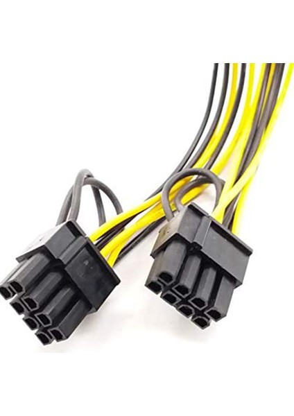 6 Adet Gpu VGA Pcıe 6 Pin Dişi - Çift 2x 8 Pin (6+2) Erkek Pcı Express Güç Adaptörü Y-Splitter Uzatma Kablosu (20 Cm) (Yurt Dışından) modelleri