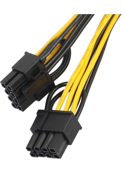 6 Adet Gpu VGA Pcıe 6 Pin Dişi - Çift 2x 8 Pin (6+2) Erkek Pcı Express Güç Adaptörü Y-Splitter Uzatma Kablosu (20 Cm) (Yurt Dışından) fırsatları