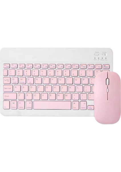 Android/ıos/windows Için Cep Telefonları ve Tabletler Için Kablosuz Bluetooth Klavye ve Fare Seti 78 Tuşlu Klavye 2.4g (Yurt Dışından)