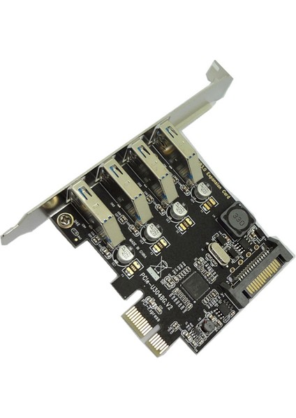 Bilgisayar Usb3.0 Genişletme Kartı Dört Bağlantı Noktalı Pcı-E - Usb3.0 Arka 4 Bağlantı Noktalı Genişletme Kartı Çipi (Yurt Dışından) fiyatları