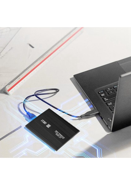 3,5 Inç USB 2.0 Sata Harici HDD Disk Sabit Disk Muhafaza Kasa Kapağı Harici Saklama Kutusu (Ab Tak USB 2.0) (Yurt Dışından)