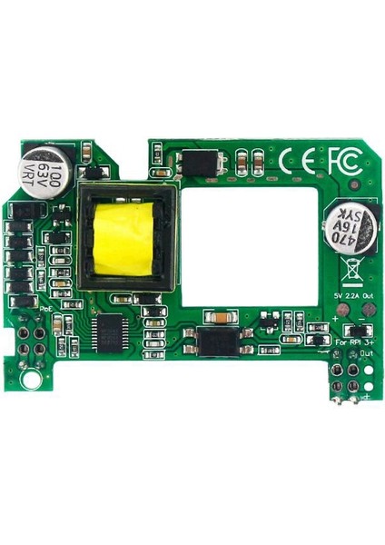 4b 3b+ Ethernet Için Poe Güç Kaynağı Modülü Poe Hat Genişletme Kartı, Isı Emicili (Yurt Dışından)
