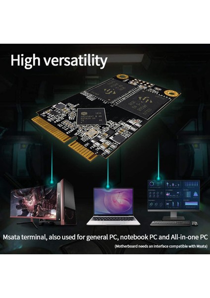 16 GB Msata SSD Mini Sata Dahili Katı Hal Sürücüsü Sabit Disk Dizüstü Masaüstü Pc Için Btc Madencilik Anakart (Yurt Dışından) fiyatları