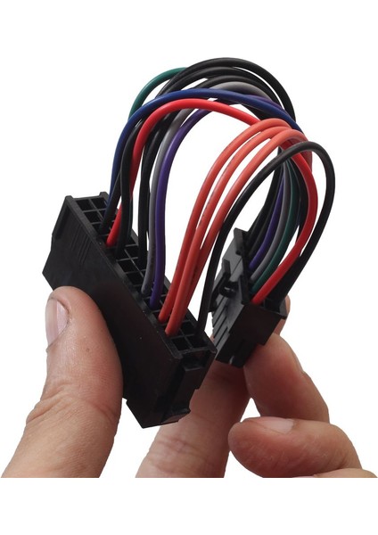 15 cm Güç Uzatma Kablosu Kablosu 18AWG Tel Atx 24 Pin 14 Pin Adaptör Kablosu Q77 B75 A75 Q75 Anakart (Yurt Dışından) fiyatları