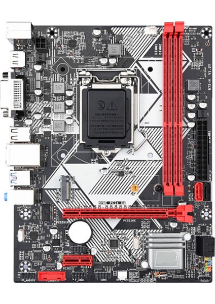 B75-H Masaüstü Bilgisayar Anakartı LGA1155 Usb3.0 Desteği 16 Gb'a Kadar Ddr3 Ram Yuvaları PCL-E3.016X Gigabit Lan Kartı (Yurt Dışından)