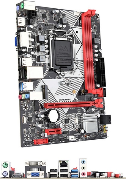 B75-H Masaüstü Bilgisayar Anakartı LGA1155 Usb3.0 Desteği 16 Gb'a Kadar Ddr3 Ram Yuvaları PCL-E3.016X Gigabit Lan Kartı (Yurt Dışından)