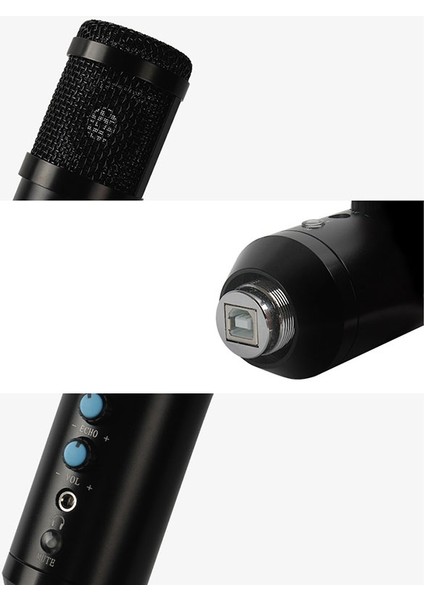 Pc Için Dolgu Işığı BM858 USB Kondenser Mikrofon Seti, Profesyonel Yayın Podcast'i, Canlı Yayın, Oyun, Şarkı Söyleme, Stüdyo A (Yurt Dışından)