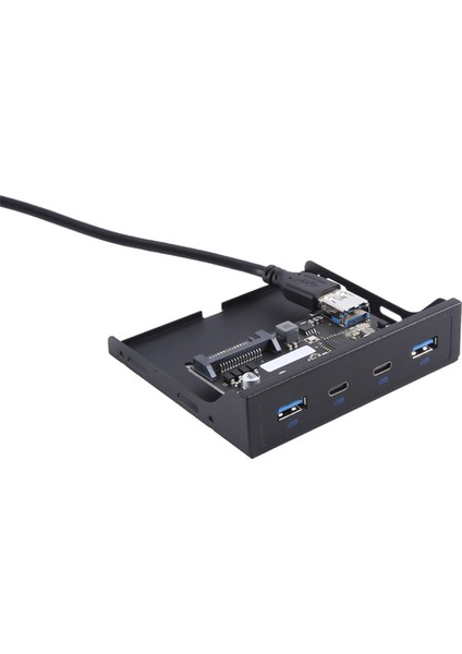 Masaüstü Disket Sürücü Bölmesi Paneli Usb3.0 Ön Panel Disket Sürücü Bölmesi HDD Tepsisi 19/20PIN'DEN Usb3.0'a (Yurt Dışından)