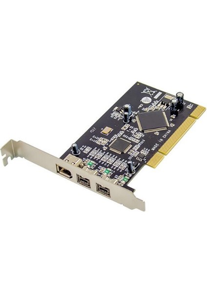 Pcı-E 3 Bağlantı Noktaları 1394A 1394B Firewire 800 Genişletme Kartı Pcı-Express Denetleyici Adaptör Kartı Masaüstü Bilgisayar Için (Yurt Dışından)