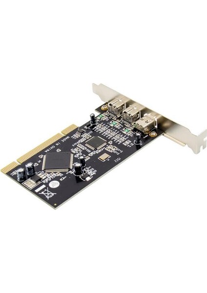 Pcı-E 3 Bağlantı Noktaları 1394A 1394B Firewire 800 Genişletme Kartı Pcı-Express Denetleyici Adaptör Kartı Masaüstü Bilgisayar Için (Yurt Dışından)