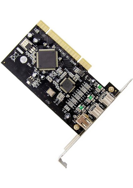 Pcı-E 3 Bağlantı Noktaları 1394A 1394B Firewire 800 Genişletme Kartı Pcı-Express Denetleyici Adaptör Kartı Masaüstü Bilgisayar Için (Yurt Dışından)