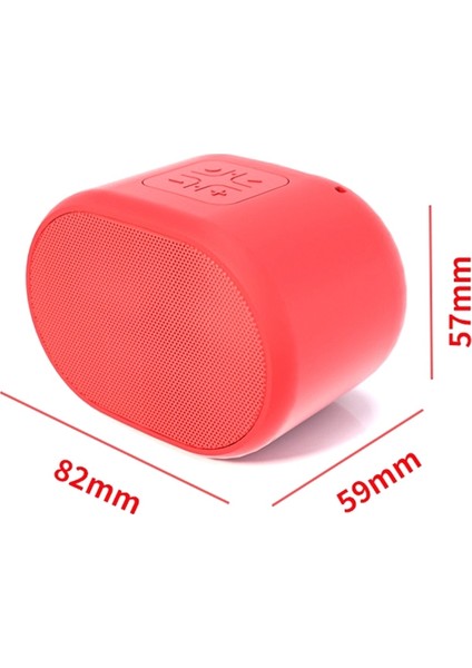Taşınabilir Bluetooth Hoparlör Subwoofer Stereo Oynatıcılı Kablosuz Hoparlör Mini Bilgisayar Hoparlör Kartı Ses (Kırmızı) (Yurt Dışından) fırsatları