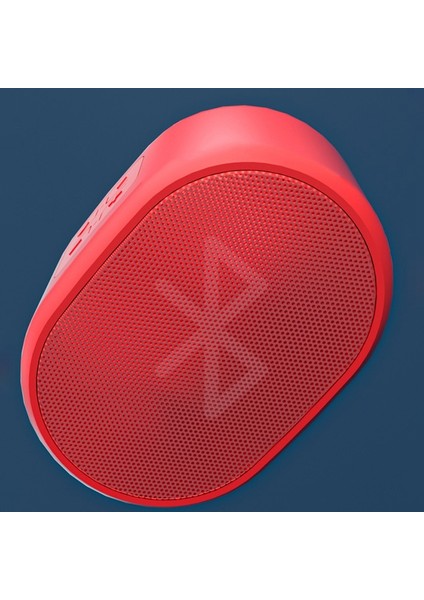 Taşınabilir Bluetooth Hoparlör Subwoofer Stereo Oynatıcılı Kablosuz Hoparlör Mini Bilgisayar Hoparlör Kartı Ses (Kırmızı) (Yurt Dışından) indirimleri