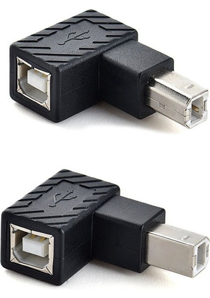 USB 2.0 Tip B Baskı Bağlantı Noktası Adaptörü Dönüştürücü 90 Derece Sağ Açı Fiş Genişletici Jack Erkek Kadın Yazıcı Tarayıcı Için (Yurt Dışından) fırsatları
