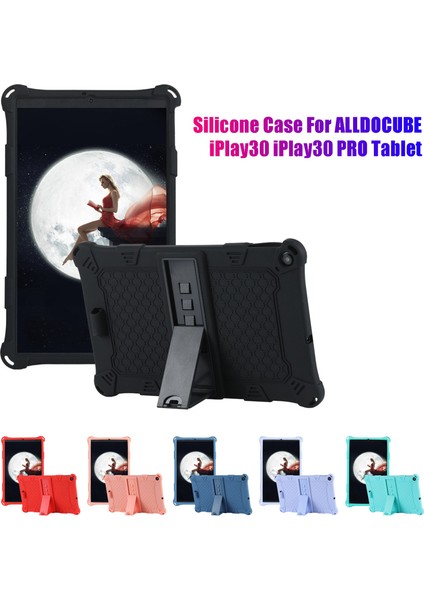 ALLDOIPLAY30 IPLAY30 Pro Tablet Için Silikon Kılıf 10,5 Inç Tablet Kılıfı, Tablet Standı ve Kalemli (Yeşil) (Yurt Dışından)