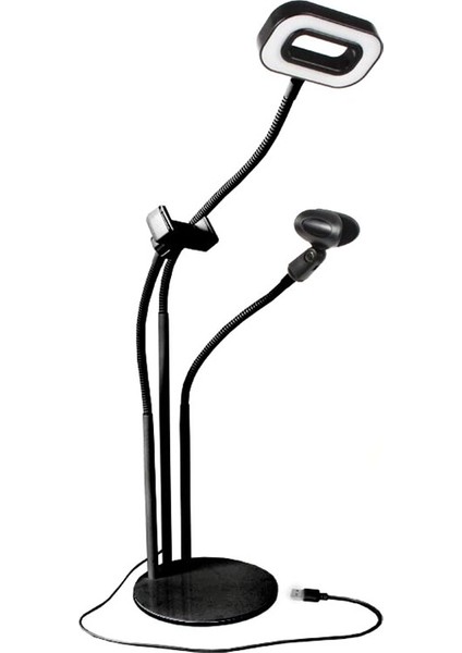 Pc Için Dolgu Işığı BM858 USB Kondenser Mikrofon Seti, Profesyonel Yayın Podcast'i, Canlı Yayın, Oyun, Şarkı Söyleme, Stüdyo A (Yurt Dışından)