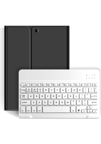 Air4 10.9 Inç Siyah Için Kalem Yuvalı Kablosuz Klavye Koruyucu Set Silikon Koruyucu Kapak (Yurt Dışından)
