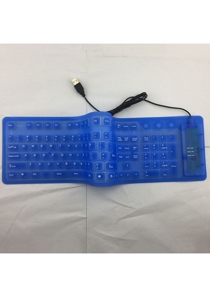 Bilgisayar 109 Klavye USB Sessiz Sessiz Yumuşak Klavye 1,4 Metre Uzunluğunda Sessiz Klavye (Boyut: 109 Tuş) (Yurt Dışından)