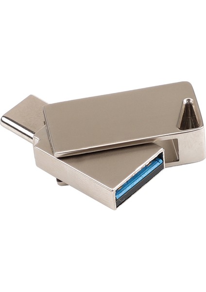 2 In 1 Tip-C USB 3.0 64 GB Kapasiteli U Disk Memory Stick Kalem Sürücü Usb3.0 Kalem Sürücüler Android Akıllı Telefon Tablet Pc Için Üçgen Delik (Yurt Dışından)
