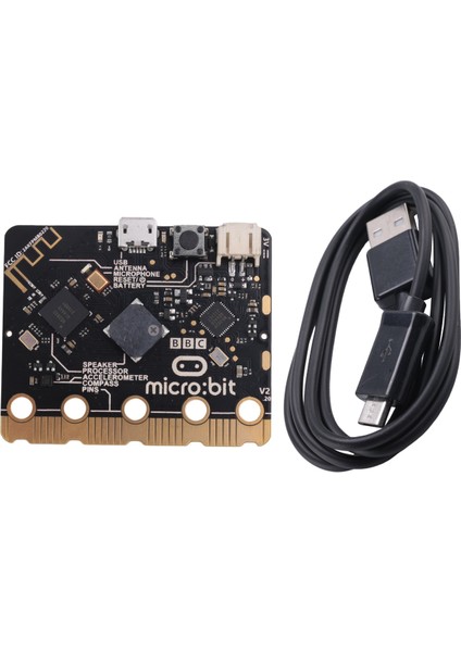 Bbc Micro-Bit V2.2 Ble5.0 Geliştirme Kartı Grafiksel - Programlanabilir Python - Nordic - Çocuklar Için NRF52833 Işlemci (Yurt Dışından)