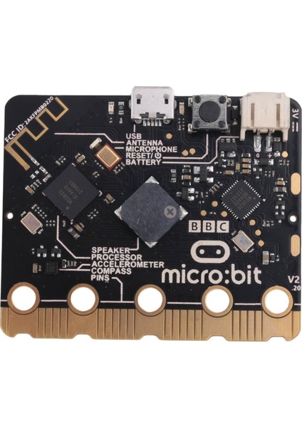 Bbc Micro-Bit V2.2 Ble5.0 Geliştirme Kartı Grafiksel - Programlanabilir Python - Nordic - Çocuklar Için NRF52833 Işlemci (Yurt Dışından)