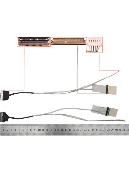 Dizüstü Bilgisayar LCD LED Video Ekran Kablosu Pavilion G4-2000 G4-2100 G4-2200 G4-2300 DD0R33LC000 DD0R33LC020 (Yurt Dışından)