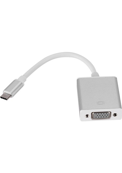 Type-C - VGA Adaptör Kablosu 1080P Usbc 3.1 - VGA Dönüştürücü Kablosu (Yurt Dışından)