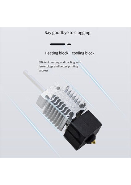 -V3 Se Hotend Nozul Kiti Nano Boğaz + Bakır Kaplama Nozul 0.4mm 24V 40W Isıtma Bloğu Ekstruder Hotend Kiti Için (Yurt Dışından)