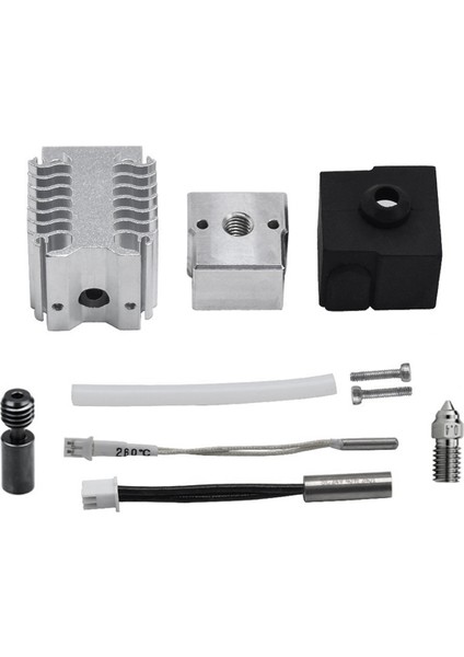 -V3 Se Hotend Nozul Kiti Nano Boğaz + Bakır Kaplama Nozul 0.4mm 24V 40W Isıtma Bloğu Ekstruder Hotend Kiti Için (Yurt Dışından)