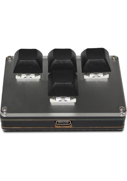 4 Tuşlu Kablosuz Özelleştirilebilir Klavye 2.4g USB Bluetooth Üç Modlu Tuş Özelleştirme Çalışırken Değiştirilebilir Tuşlar (Yurt Dışından) fiyatları