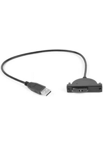 Usb2.0 Sata Optik Disk Sürücü Kablosu, Dizüstü Bilgisayar Sürücüsü Için 6 + 7pin Dönüşüm Kablosu Sata'dan Usb2.0 Kablosuna (Yurt Dışından)