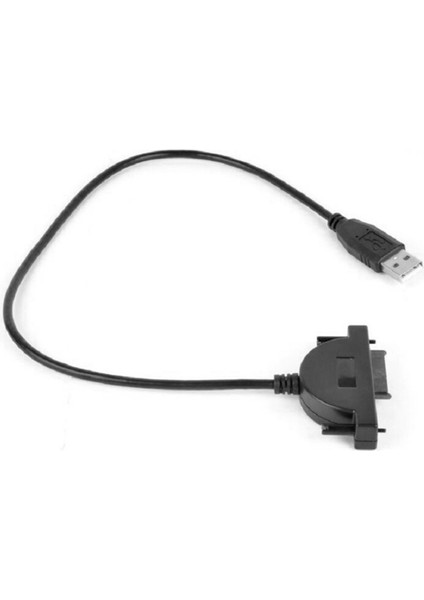 Usb2.0 Sata Optik Disk Sürücü Kablosu, Dizüstü Bilgisayar Sürücüsü Için 6 + 7pin Dönüşüm Kablosu Sata'dan Usb2.0 Kablosuna (Yurt Dışından)