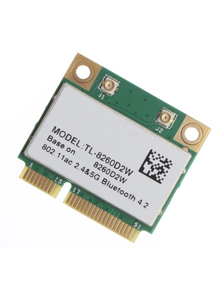 8260AC 8260D2W Wifi Kartı 802.11AC 8260HMW 1200 Mbps Mini Pcı-E 2.4g/5g Bluetooth 4.2 Win7 Win 8 Win 10 Için (Yurt Dışından)