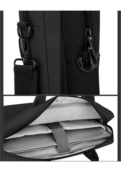 Pro / Air ile Uyumlu Dizüstü Omuz Çantası, 15 Inç Dizüstü Bilgisayar, Polyester Messenger Çanta Evrak Çantası (Yurt Dışından) indirimleri