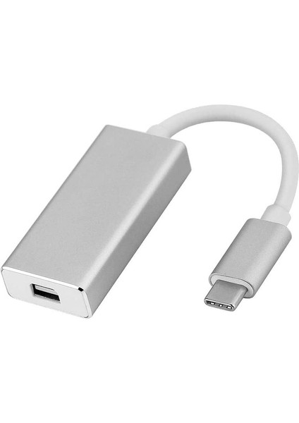 Usb3.1 Type-C - Mini Display Port Dp Adaptörü, Usb-C - Mini Dp Dönüştürücü USB Type-C Erkek Konnektör, Kitap Için (Yurt Dışından)