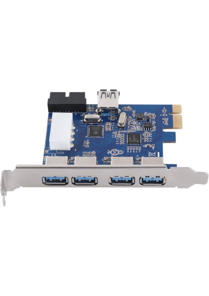 Pcı-E Genişletme Kartı 4 Bağlantı Noktalı Arka Usb3.0 + Dahili 19PIN 4pın Usb3.0 Btc Madenciliği Için 5 Gbps Masaüstü Genişletme Kartı (Yurt Dışından) indirimleri