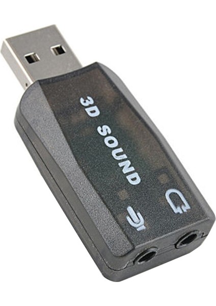 USB Ses Kartı Harici Ses Kartı USB 3.5mm Stereo Ses Adaptörü Için Win 7 8 Android Hoparlör Dizüstü Bilgisayar Kulaklığı Kahverengi (Yurt Dışından)