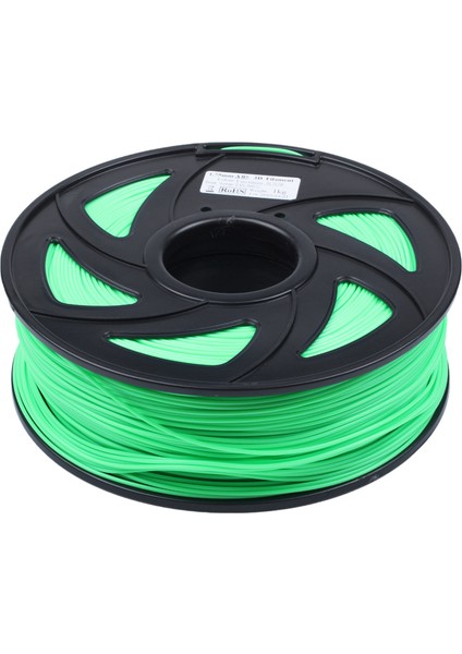 Abs Filament 3D Yazıcı Malzemesi Abs Filament 1.75MM Çap Baskı Malzemesi Temini 3D Yazıcılar 1kg（2.2lb）/ Makara（floresan Yeşil） (Yurt Dışından)
