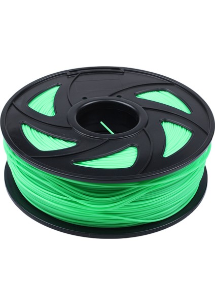 Abs Filament 3D Yazıcı Malzemesi Abs Filament 1.75MM Çap Baskı Malzemesi Temini 3D Yazıcılar 1kg（2.2lb）/ Makara（floresan Yeşil） (Yurt Dışından)