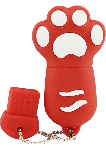 Karikatür Kedi Pençesi USB Flash Sürücü Kedinin Pençesi USB Pendrive Hediye U Disk Memory Stick Kalem Sürücü (64 Gb) (Yurt Dışından)
