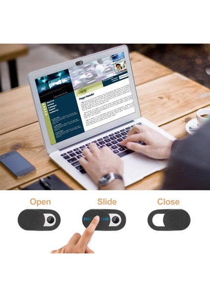 Laptop Slide 12'li Paket, Ultra Ince Dizüstü Bilgisayar Kamera Kılıfı Slide, Bilgisayar, Dizüstü Bilgisayar, Pc (Yurt Dışından)