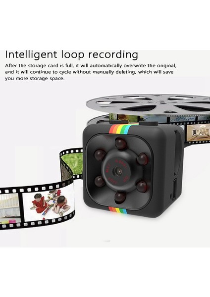 Mini Açık Kamera Hd 1080P Dvr 32GTF Kızılötesi Gece Görüş Ultra Geniş Açı Hareket Algılama Dv Spor Kamera, Kırmızı (Yurt Dışından) modelleri