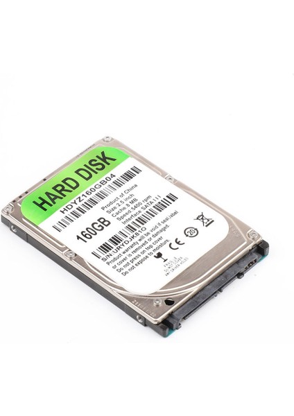 Sata Adaptör Kablosu ile 160G HDD 2.5 Inç Dizüstü Bilgisayar Sabit Disk Sürücüsü Sata 3.0 5400-7200RPM Dizüstü Dizüstü Bilgisayar Için Sabit Disk (Yurt Dışından)