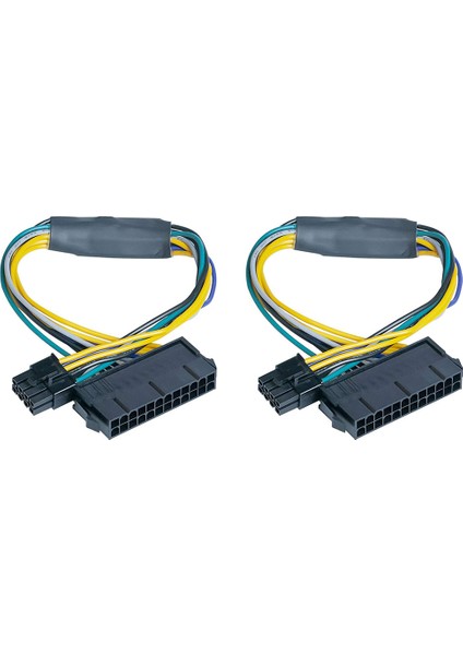 2 Adet 24 Pin 8 Pin Atx Psu Güç Kaynağı Adaptör Kablosu 3020 7020 9020 Precision T1700 12 Inç (30 Cm) (Yurt Dışından)