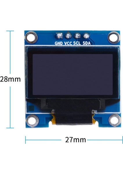 5 Adet 0.96 Inç OLED Modülü 128X64 Beyaz Sürücü Iıc Seri Ekran Devre Kartı Modülü, Beagle Kemik Siyah (Yurt Dışından) fiyatları